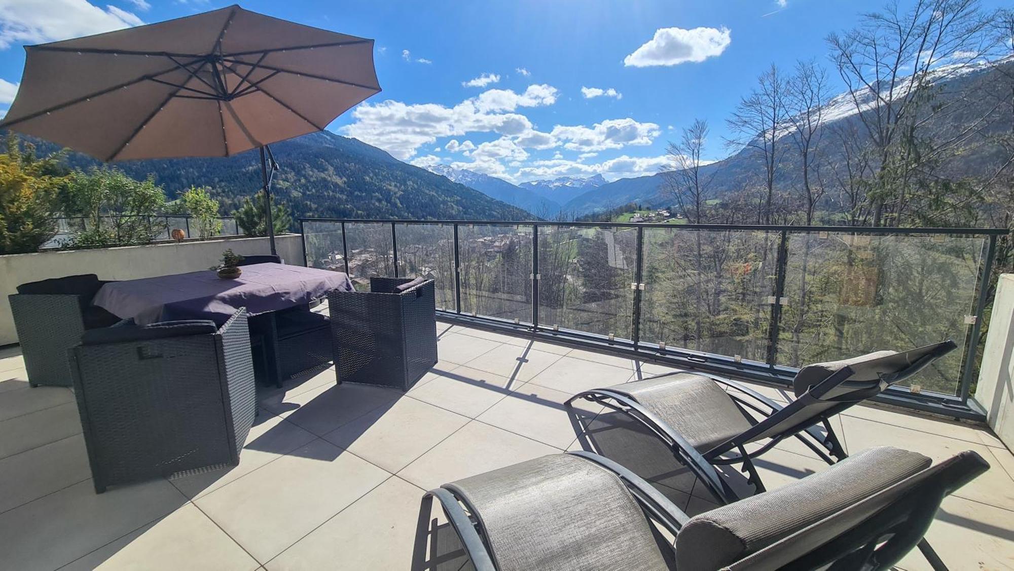 Apartamento Le Berceau Des Aiguilles - Vue Montagne, Terrasse - Aravistour Saint-Jean-de-Sixt Exterior foto