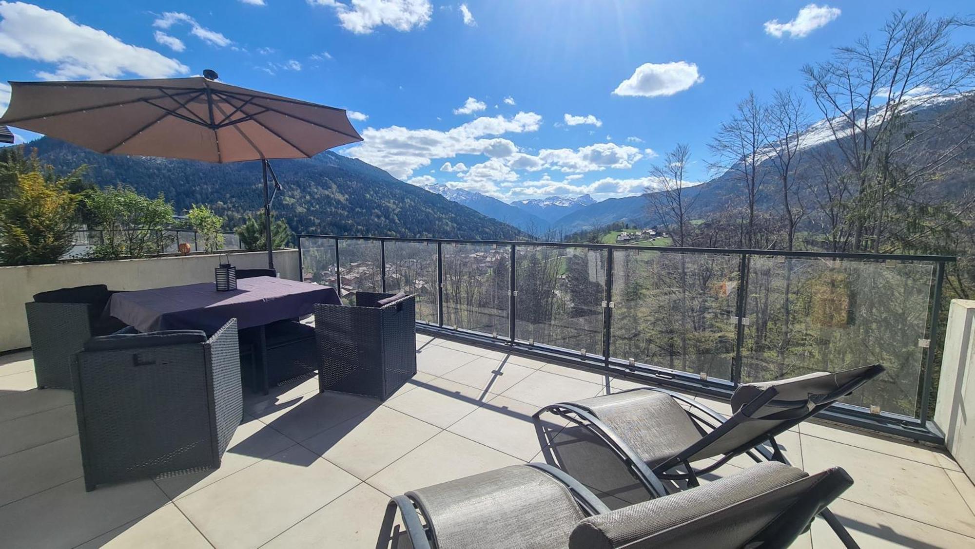 Apartamento Le Berceau Des Aiguilles - Vue Montagne, Terrasse - Aravistour Saint-Jean-de-Sixt Exterior foto