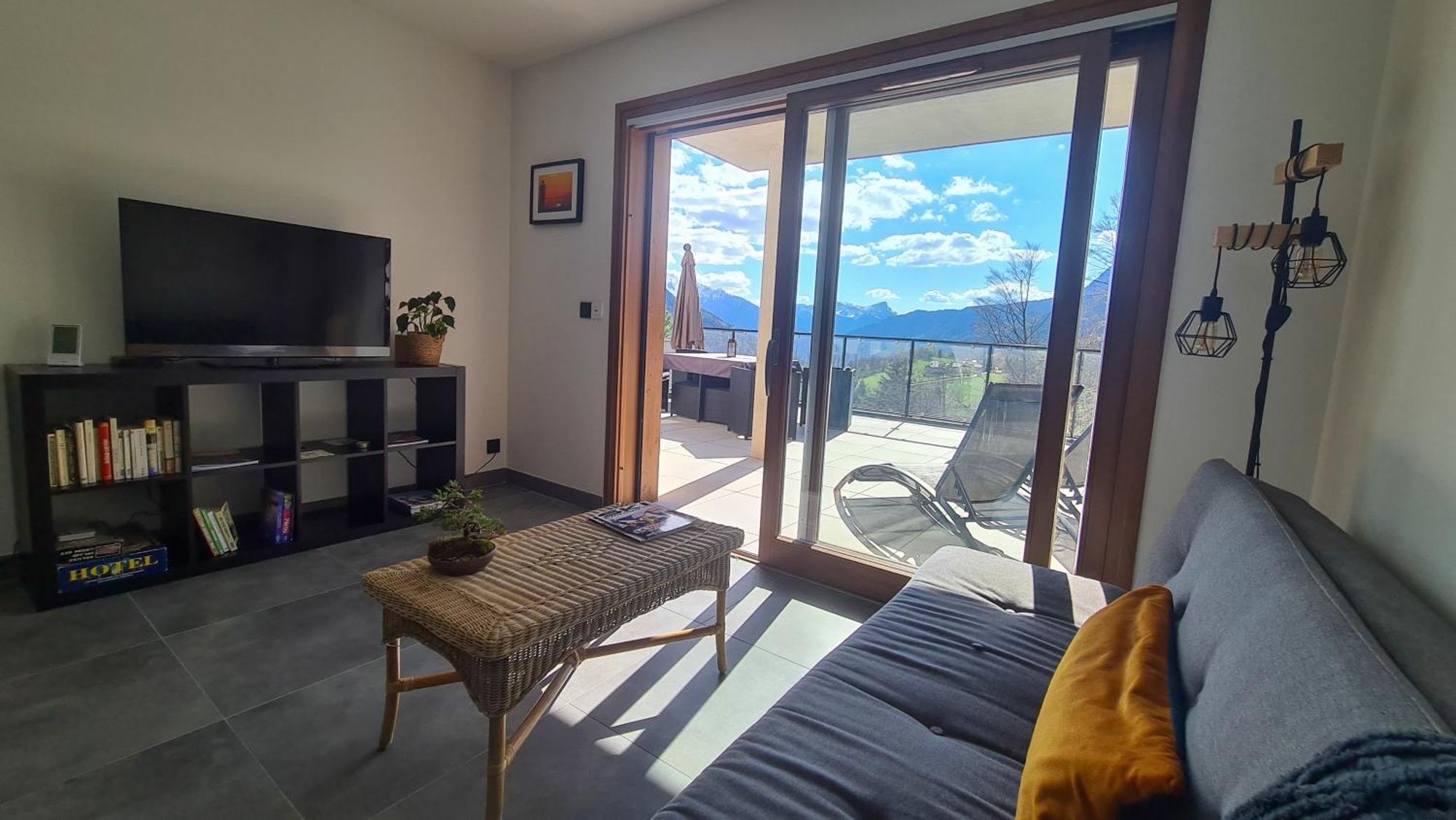 Apartamento Le Berceau Des Aiguilles - Vue Montagne, Terrasse - Aravistour Saint-Jean-de-Sixt Exterior foto